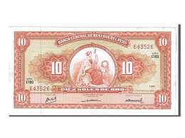 Billet, Pérou, 10 Soles De Oro, 1968, SPL - Peru