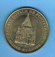 Monnaie De Paris 2000 ABBAYE ROYALE DE FONTEVRAUD MAINE ET LOIRE 49 MDP Jeton - 2000