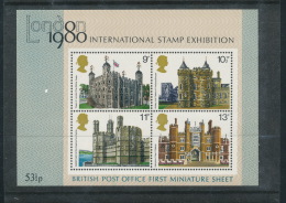 United Kingdom, 1980. Stamp Expo London 1980. Britain's First Miniature Sheet MNH (**) - Blocks & Miniature Sheets