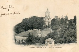 CHATENOIS L'église Vue De La Route De Neufchateau - Chatenois