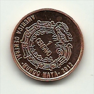 2012 - Maya 1 Centavo, - Autres – Amérique