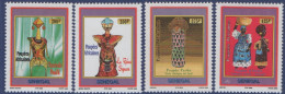 Sénégal 2006 Poupées Africaines Afrikanische Puppen African Dolls 4 Val. RARE MNH - Sénégal (1960-...)