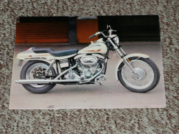 CPM Vintage 1977 Carte Postale, Harley Davidson Superglide 1200 Cm3 Moto Revue - Motorradsport