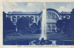 Torino - Facciata Della Stazione Centrale E Giardini Di Porta Nuova (viaggiata X Cesena Il 16/6/1928) - Stazione Porta Nuova