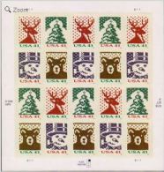 USA 2007 Christmas Knits Pane Of 20 X 41c MNH SC 4207-10 YV 4001-04 MI 4318-21 SG 4791-94 - Ganze Bögen