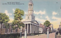 Old Saint Pauls Church And New Parish House Richmond Virginia - Richmond