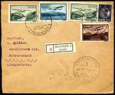 ROMANIA - Recom AIRMAIL Letter - BUCURESTI To Jugoslavia - 1933 - Brieven En Documenten