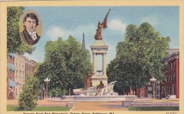 Francis Scott Key Monument Eutaw Place Baltimore Maryland - Baltimore