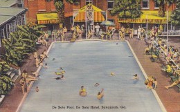 De Soto Pool De Soto Hotel Savannah Georgia 1949 - Savannah