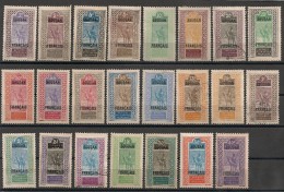 Soudan. 1924. N° 20-41. Oblit. Et Neuf * - Unused Stamps