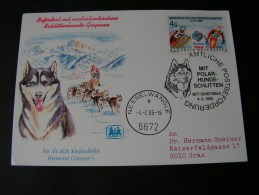 == AT Karte Polarhunde Schlitten Post 1985 - Briefe U. Dokumente