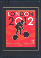 UK London OLYMPIC GAMES 2012 BMX Cycling Official Pictogram Card; 10.08.12 Flag Cancel Small 23mm Variety, BMX Track - Summer 2012: London