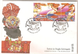 Macau & FDC Festival Do Dragão Embriagado 1997 (Nº860) - FDC