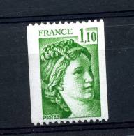 France  -  Roulettes  :  Yv  2062a  **          Avec Numéro Rouge - Coil Stamps