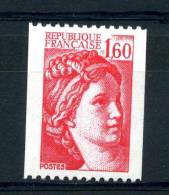 France  -  Roulettes  :  Yv  2158a  **          Avec Numéro Rouge - Rollen