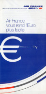 AIR FRANCE PUBLICITE  L'Euro - Pubblicità