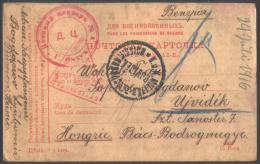 RUSSIA - OMSK  ZENSUR - PRISONNIER CARD  - Lager TJUMEN  - 1916 - Covers & Documents