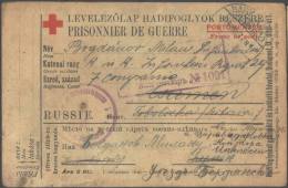 RUSSIA -  RED CROSS Office PRISONNIER  CARD - To Lager CAREVODAROVKA TAVR. - Lettres & Documents