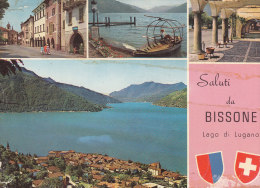 Saluti Da Bissone Lago Di Lugano Cantone Ticino (viaggiata X L'Italia Il 4/9/1971) - St. Anton