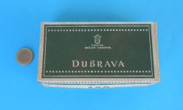 WW2 - CROATIA (NDH) Vintage Cigarettes Box Dubrava LARGER SIZE Cigarette Zigarette Zigaretten Kroatien Croatie Croazia - Porta Sigarette (vuoti)