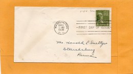 United States 1938 FDC - 1851-1940