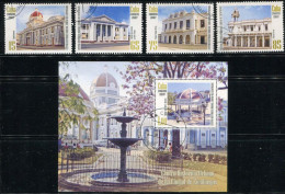 Cuba 2007 - Cienfuegos Historical City - 4 Stamps + 1 Block - Used Stamps