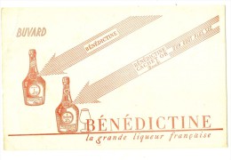 Vins Et Alcool - BUVARD / BLOTTER /  Benedictine - Schnaps & Bier