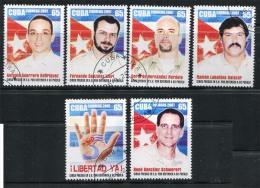 Cuba 2007 - US Detainees - 6 Stamps - Gebruikt