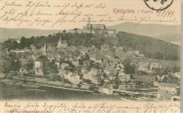 GERMANIA - HESSEN - KOENIGSTEIN  Ii. TAUNUS - Panorama  -1899 - Königstein