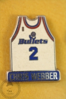 Chris Webber - Basketball Bullets Team No 2 T-Shirt, NBA  Pin Badge  - #PLS - Basketball