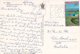 French Polynesia 1976 Used Postcard - Postal Stationery