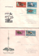 DDR / GDR - Mi-Nr 688/692 Umschlag Echt Gelaufen / Cover Used (d323)- - Briefe U. Dokumente