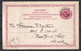 Sweden1896:Michel P20used - Postal Stationery