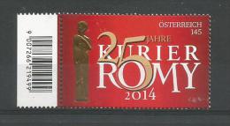 Österreich  2014  Mi.Nr. 3118 , 25 Jahre Kurier ROMY - Postfrisch / Mint / MNH / (**) - Unused Stamps
