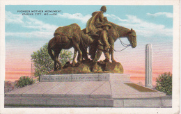 Vintage PC Kansas City, Mo. - Pioneer Mother Monument (3598) - Kansas City – Missouri