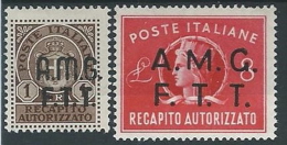 1947 TRIESTE A RECAPITO AUTORIZZATO MH * - ED054-2 - Exprespost