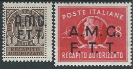 1947 TRIESTE A RECAPITO AUTORIZZATO MH * - ED054-3 - Exprespost