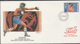 O) 1988 SWAZILAND-AFRICA, BOXING, XXIV OLYMPIAD-OLYMPICS, FDC XF- - Swaziland (1968-...)