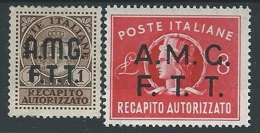 1947 TRIESTE A RECAPITO AUTORIZZATO MH * - ED055-7 - Exprespost