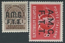 1947 TRIESTE A RECAPITO AUTORIZZATO MH * - ED056-2 - Express Mail