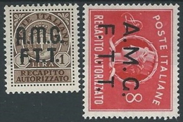 1947 TRIESTE A RECAPITO AUTORIZZATO MH * - ED056-3 - Exprespost