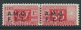 1947-48 TRIESTE A PACCHI POSTALI 50 LIRE MNH ** - ED066-5 - Postpaketen/concessie