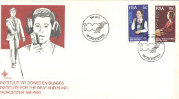 (325) South Africa FDC Cover - 1981 - Institute For The Deaf And Blind - FDC