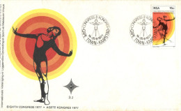 (325) South Africa FDC Cover - 1977 - Physical Education Congress - FDC
