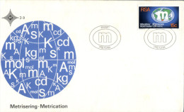 (325) South Africa FDC Cover - 1977 - Metrication - FDC