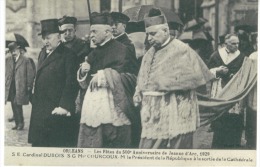 Cp Orléans Les Fete Du 500e Anniversaire De Jeanne D´arc 1929 M Doumergue President De La République - Sonstige & Ohne Zuordnung