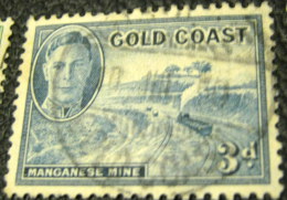 Gold Coast 1938 Manganese Mine 3d - Used - Côte D'Or (...-1957)