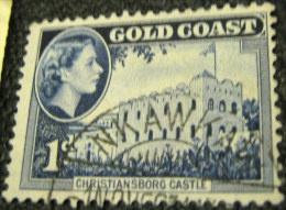 Gold Coast 1952 Christiansborg Castle 1d - Used - Gold Coast (...-1957)