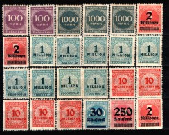 Lot Of 24 Stamps, MNH ,  Germany - Deutsches Reich - Collections