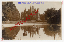 Chateau-HENIN-BEAUMONT-CARTE PHOTO Allemande-GUERRE 14-18-1WK-FRANCE-FRANKREICH-62- - Henin-Beaumont